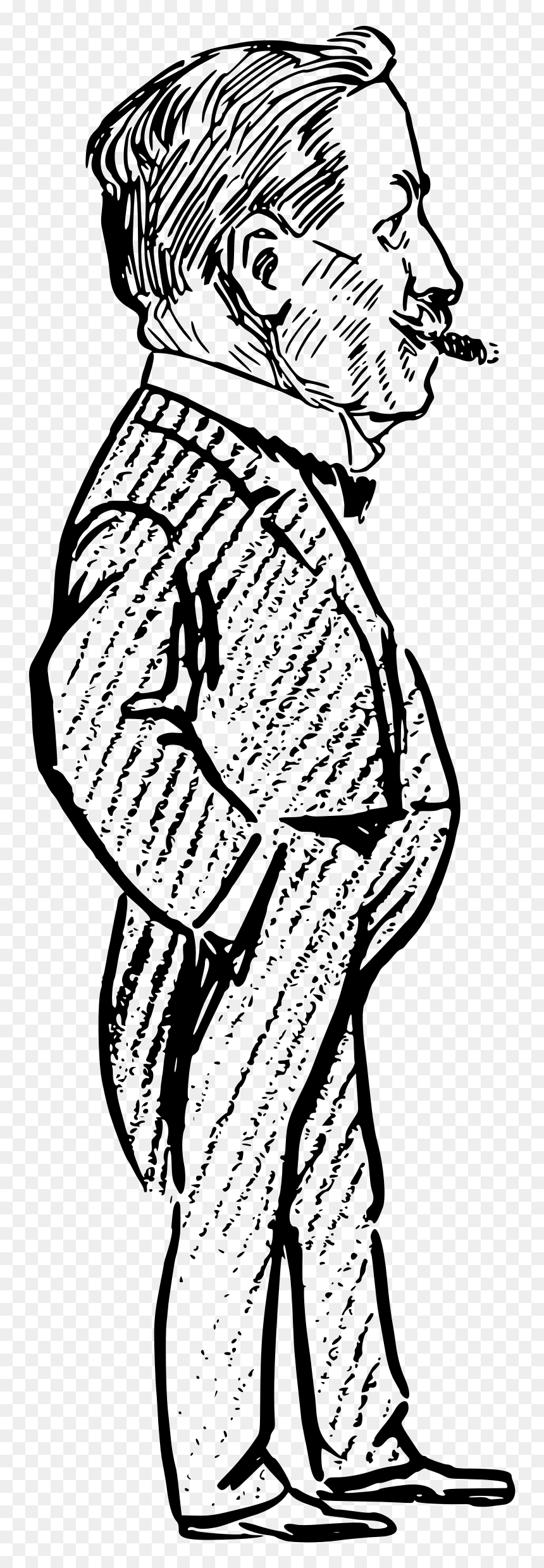 Clip Art Clipart Big Image Png - Illustration, Transparent Png - cartoon cigar png