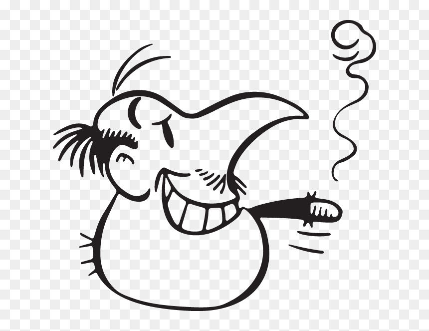 Clip Art Man With Cigar - Cartoon, HD Png Download - cartoon cigar png