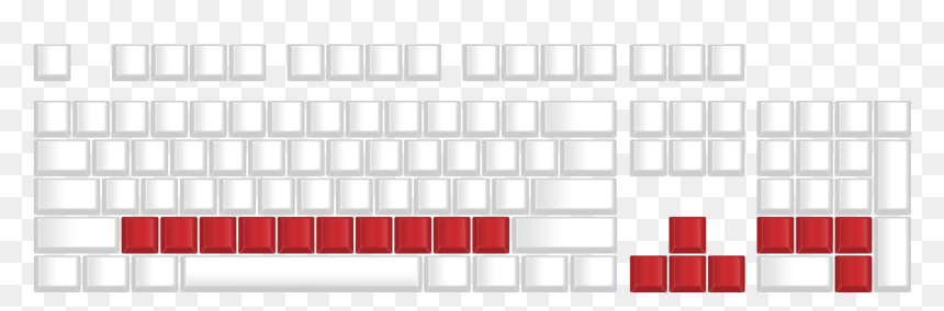 Cherry Blossom Keycap Set, HD Png Download - row of stars png