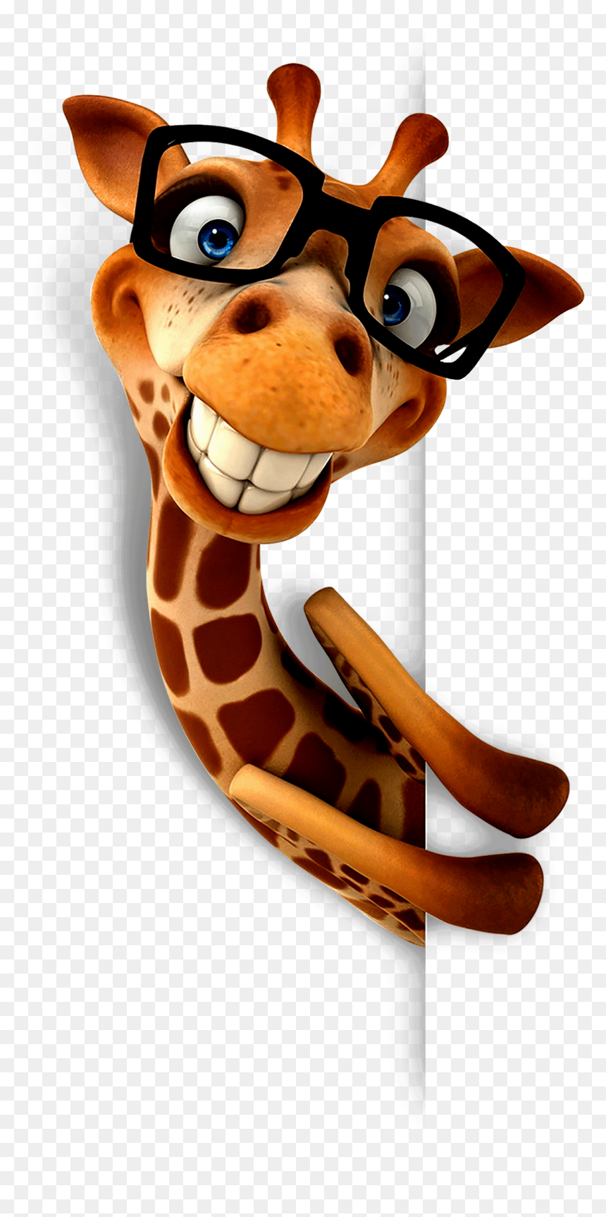Career Joke Giraffe Illustration Funny Free Png Hq - Funny Giraffe Clipart, Transparent Png - cute giraffe png