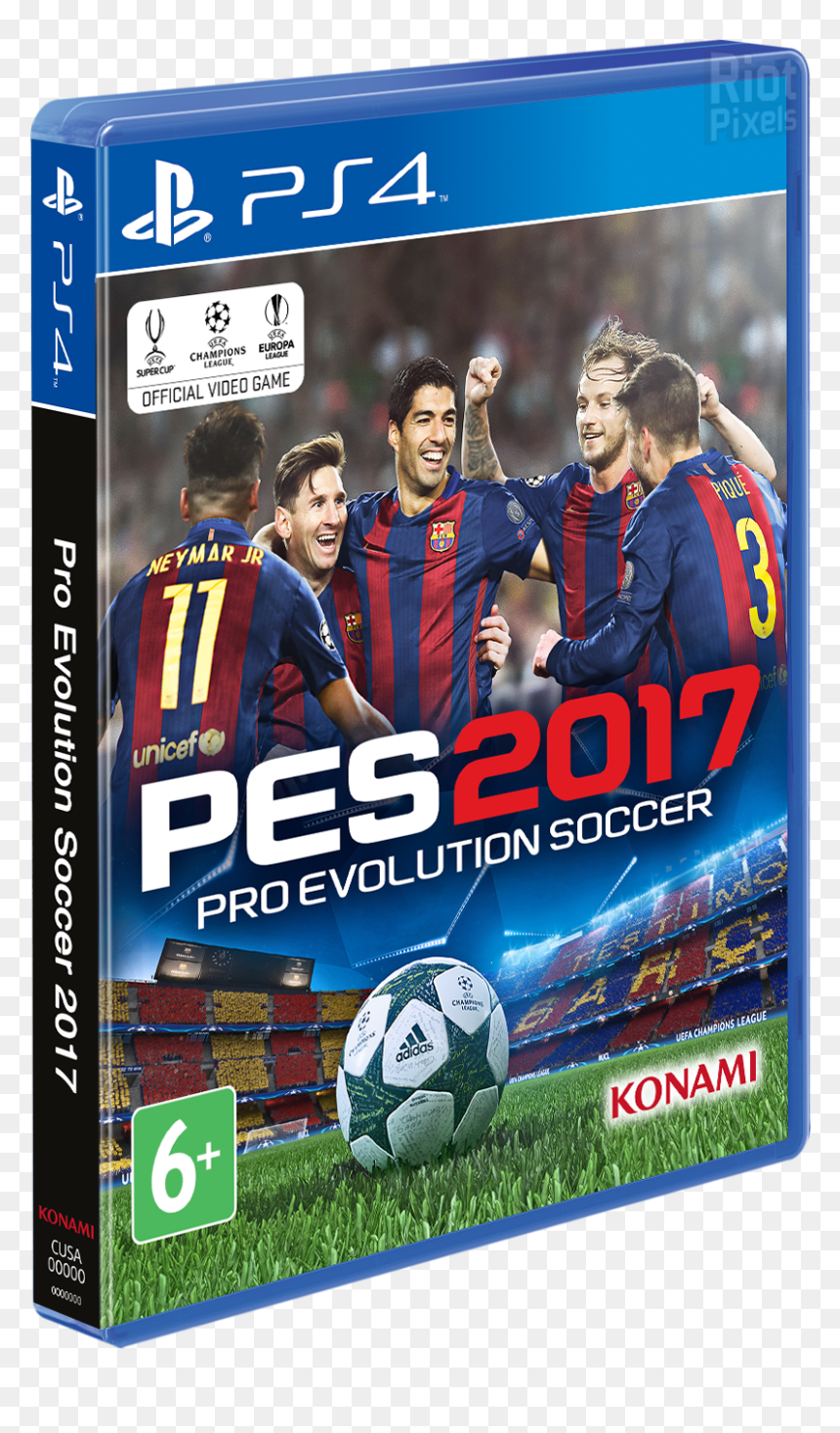Game Pc Pes 2017, HD Png Download - pes 2017 png