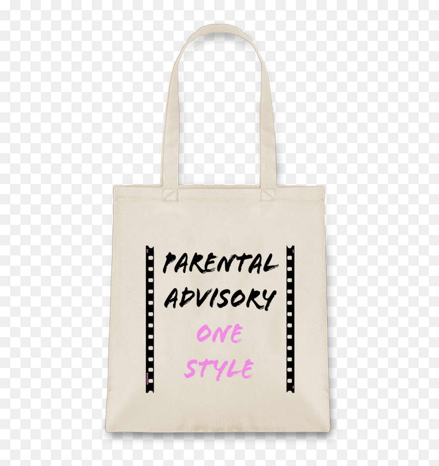 Sac En Toile Coton Parental Advisory Par David - Tote Bag, HD Png Download - parental advisory label png
