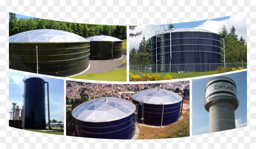 Glass Fused To Steel Bolted Storage Tank - Inflatable, HD Png Download - tank shell png