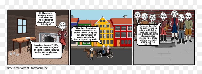 Cartoon, HD Png Download - mozart png