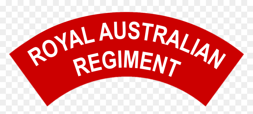 Royal Australian Regiment Battledress Flash No Border - Regiment, HD Png Download - royal border png