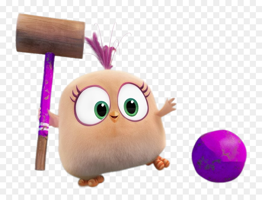 Angry Birds Blues Character Arianna Playing Cricket - Angry Birds Blues Party, HD Png Download - anime hat png