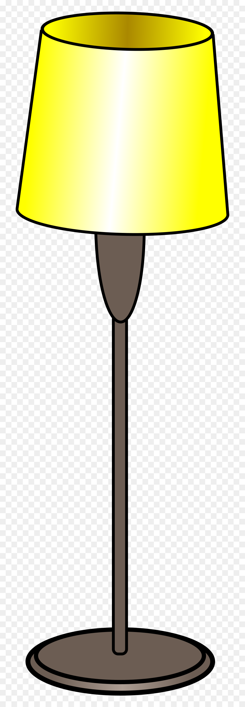 Tall Lamp Clipart, HD Png Download - pencil cartoon png