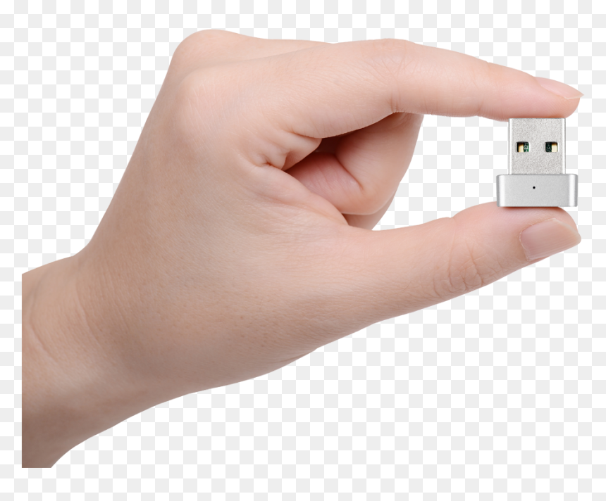 Wifi Adapter 5ghz, HD Png Download - hand holding card png