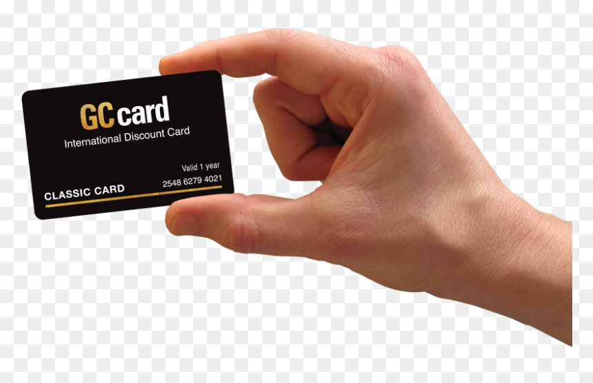 Sign, HD Png Download - hand holding card png
