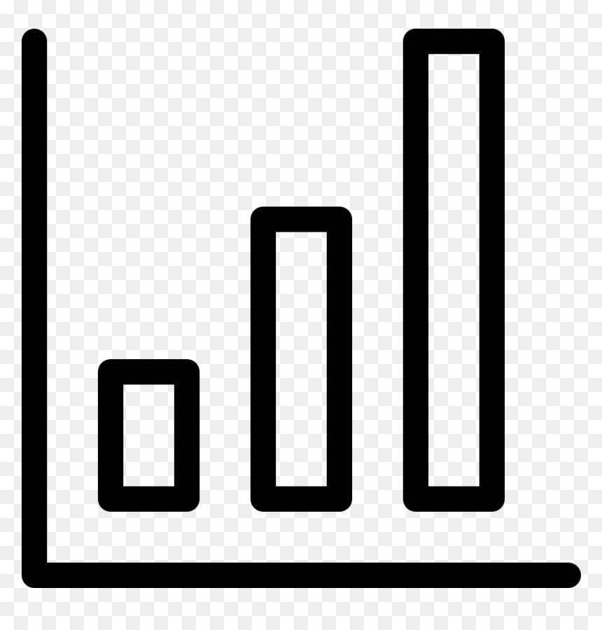 Chart Bar Vertical Trend Up - Graphics, HD Png Download - bar graph icon png
