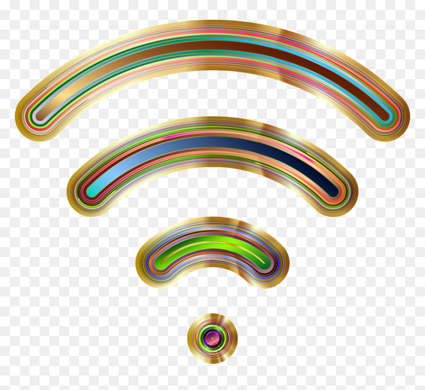 Circle,body Jewelry,line - Wireless, HD Png Download - signal icon png