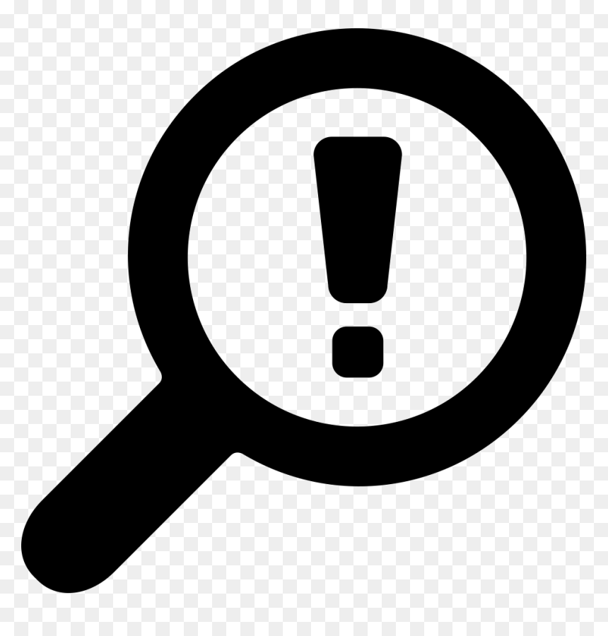 Transparent Bang Png - Magnifier Dollar Icon, Png Download - location icon png white