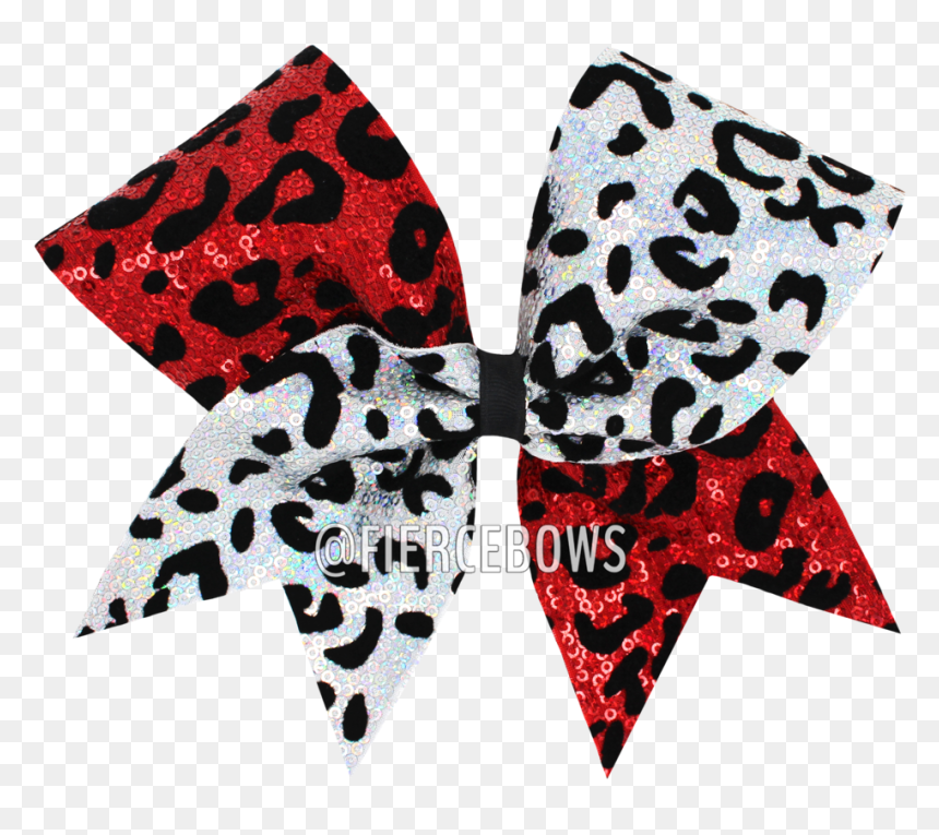 Cheetah Sequin Tick Tock Bow Clipart , Png Download - Craft, Transparent Png - sequin png