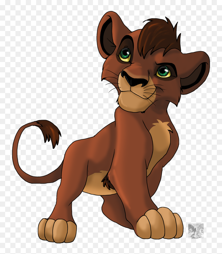 Lion Clipart Lion Cub - Lion King Kovu Cub, HD Png Download - the lion king png
