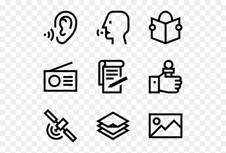 Phone Email Address Icons Png, Transparent Png - journal icon png
