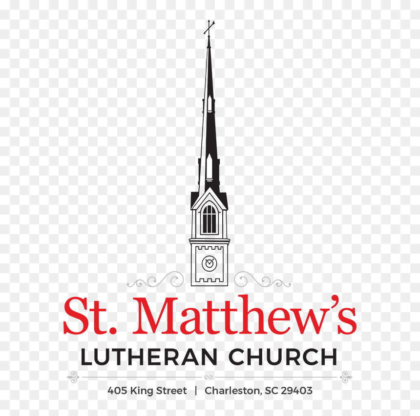 Transparent Church Steeple Png - St Matthews Lutheran Church, Png Download - church steeple png