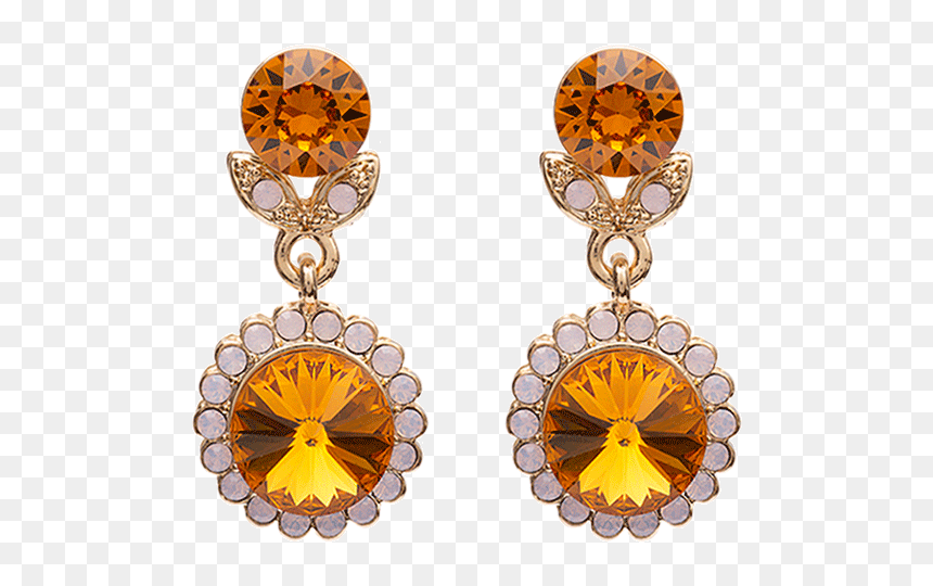 Earring, HD Png Download - amber rose png