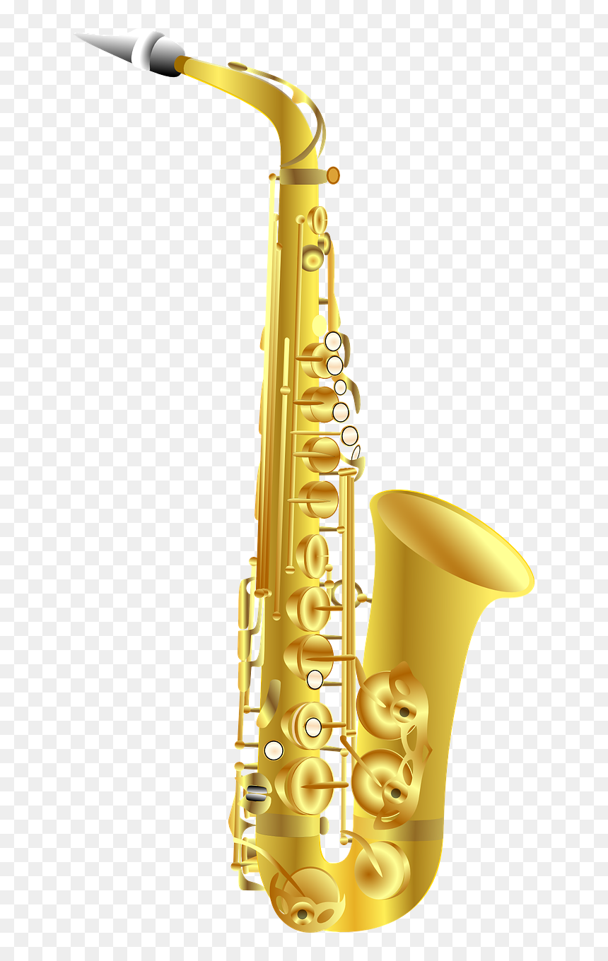 Saxophone Clip Art, HD Png Download - piccolo instrument png