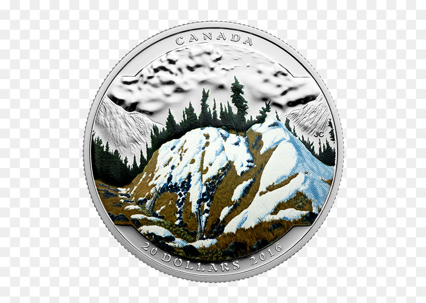 2016 1 Oz - Coin, HD Png Download - snow mound png