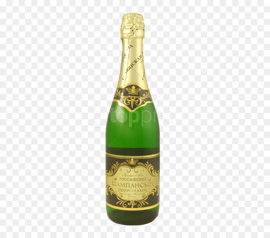 Beverage,alcohol,glass Bottle,wine,beer Bottle,sparkling - Шампанское Пнг, HD Png Download - henny bottle png