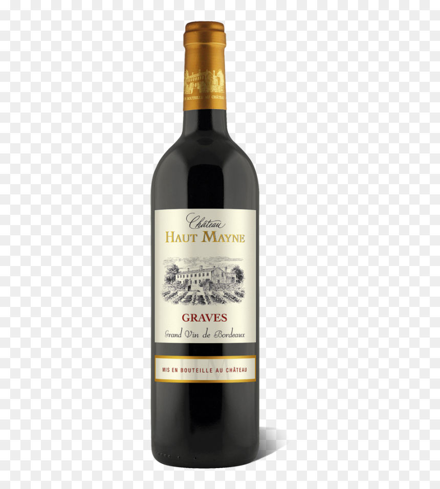 Chateau Haut-mayne Graves - Chateau Haut Mayne Graves 2014, HD Png Download - henny bottle png