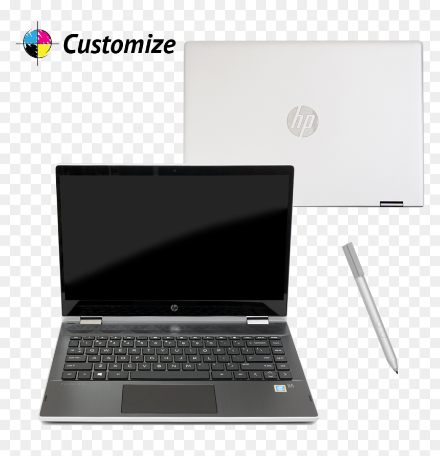 Transparent Hp Laptop Png - Netbook, Png Download - hp laptop png