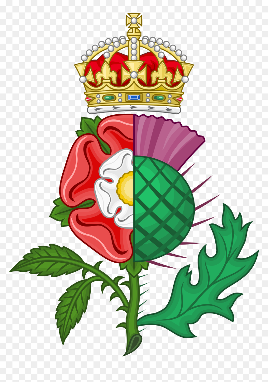 Transparent Coroa Rosa Png - Union Of The Crowns, Png Download - coroa rosa png