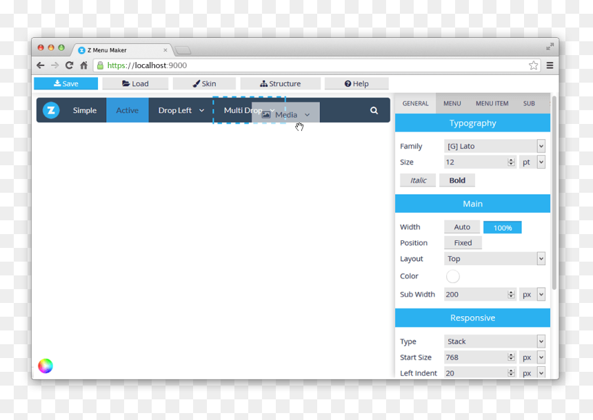 Web Menu Maker, HD Png Download - drop down arrow png