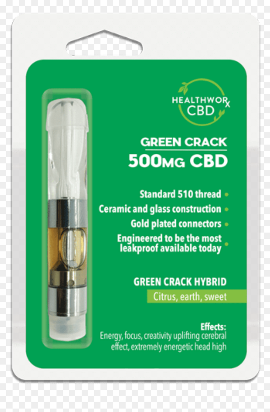 Buy Green Crack 500mg Cbd Vaporizer Pen Cartridge Online - Fluorescent Lamp, HD Png Download - crack effect png