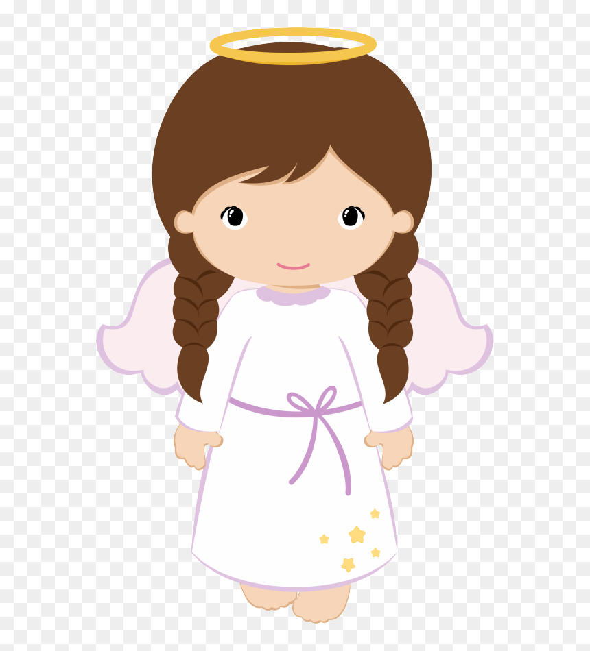 Transparent Child Singing Clipart - Angel Girl Clipart, HD Png Download - angel bautizo png