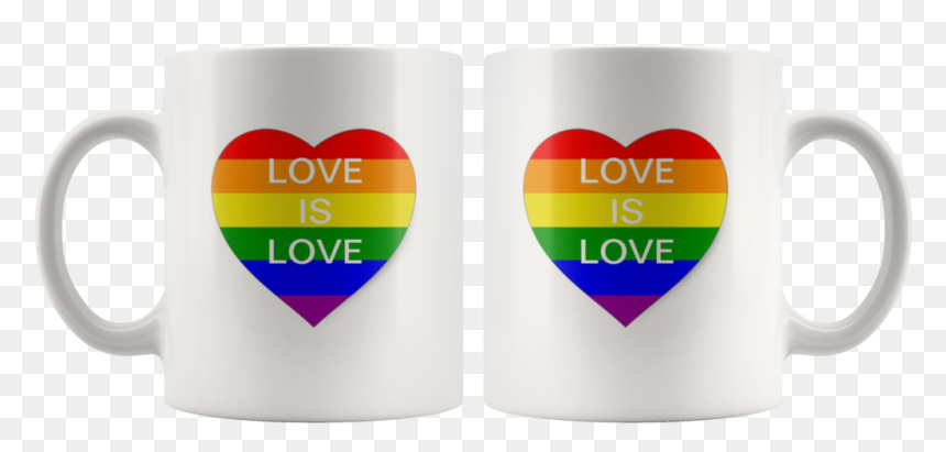 Lgbt Flag Coffee Mug Png, Transparent Png - gay rainbow png
