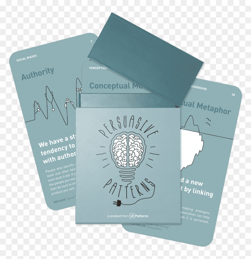 Persuasive Patterns Card Deck , Transparent Cartoons - Persuasive Patterns Card Deck, HD Png Download - card deck png