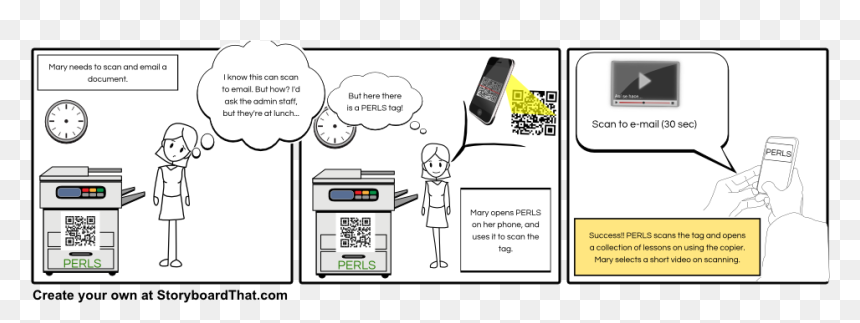 Cartoon, HD Png Download - scan code png
