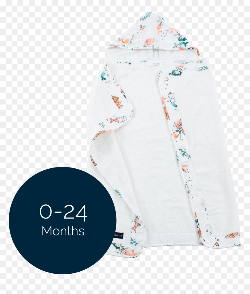 Baby Mermaid Towel, HD Png Download - baby mermaid png