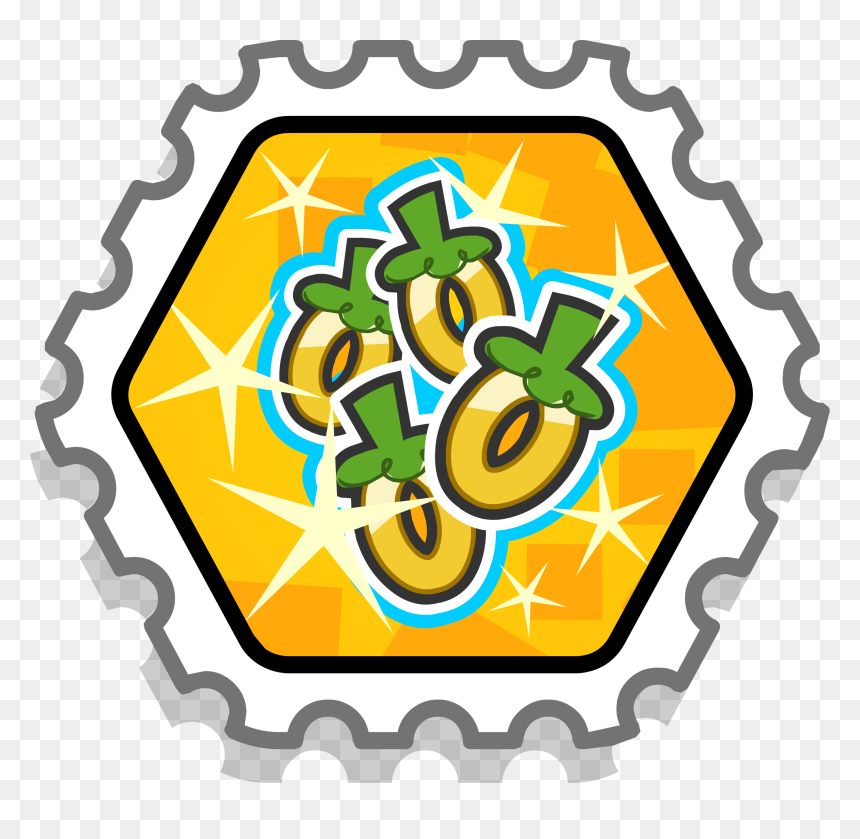 Club Penguin Crash Stamp, HD Png Download - feast png