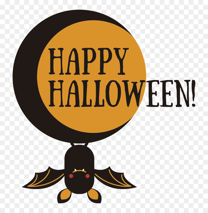 Murcielagos Y Luna Hallowen, HD Png Download - halloween border landscape png