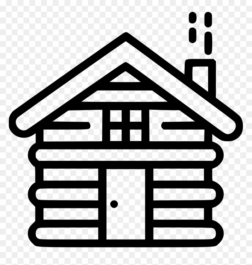 Cabin - Cabin Icon Png, Transparent Png - cabin icon png