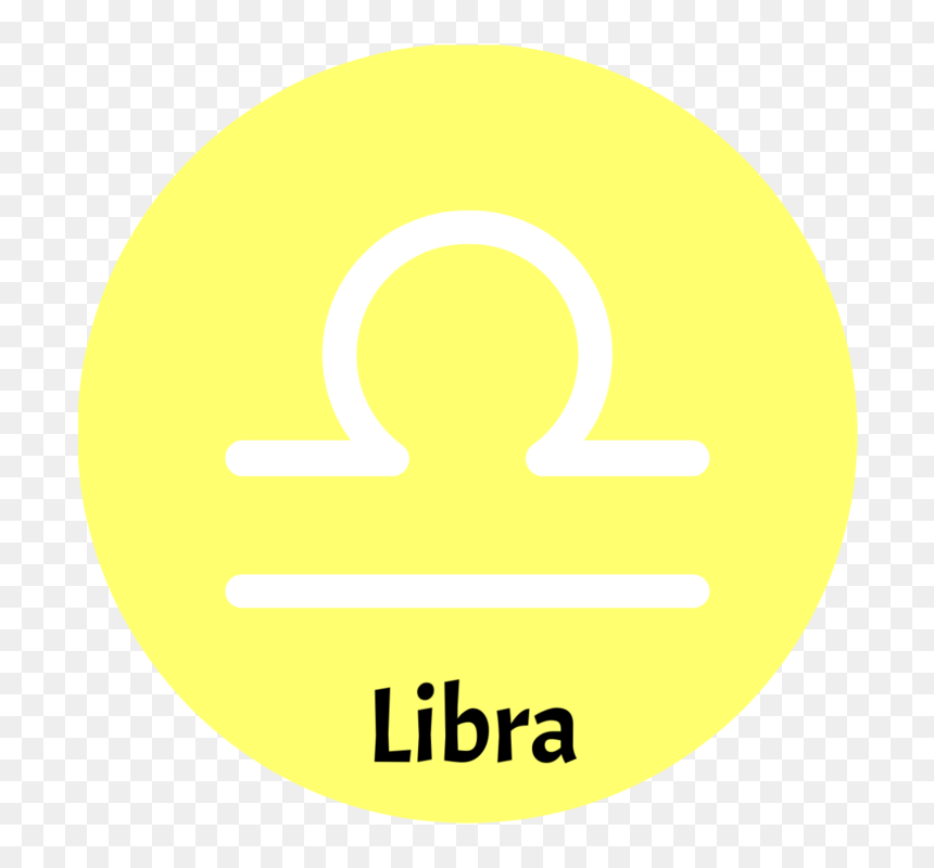 Libra Zodiac Sign - Circle, HD Png Download - libra sign png
