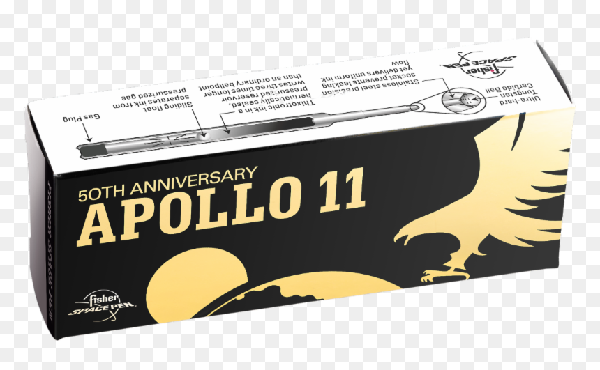 Special Edition Apollo 11 50th Anniversary Matte Black - Apollo 11 50th Spacepen, HD Png Download - black bullet png