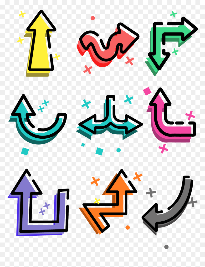 Transparent Simple Swirl Png - แบบ ลูก ศร, Png Download - simple arrow png