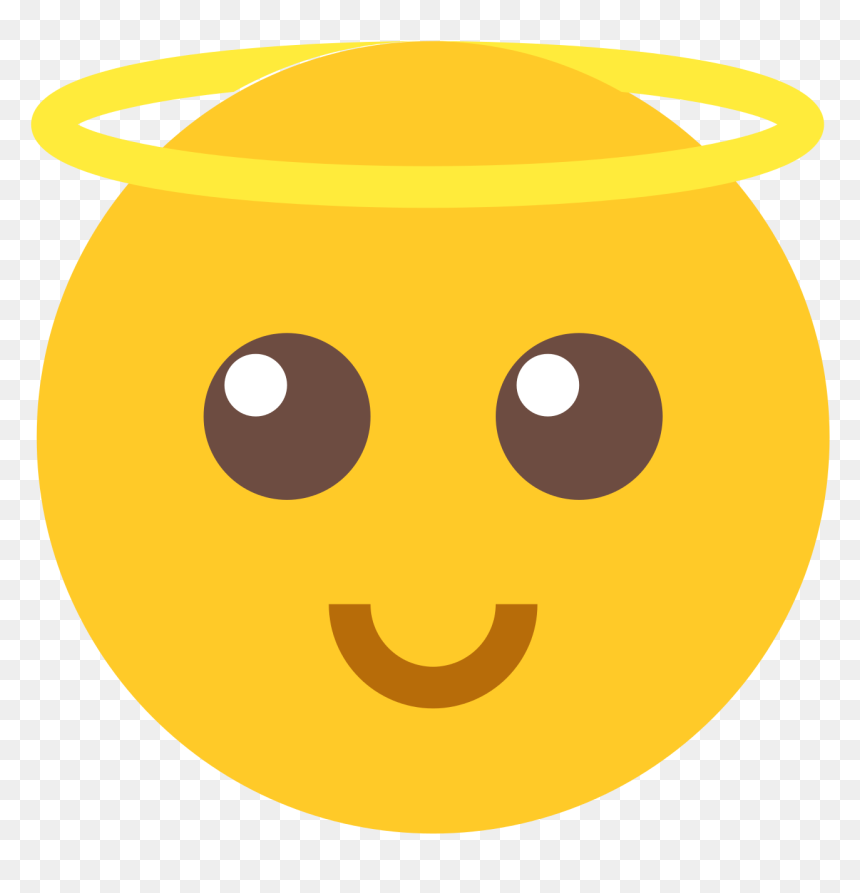Smiley Computer Icons Emoticon Happiness - Sad And Happy Icon, HD Png Download - angel icon png