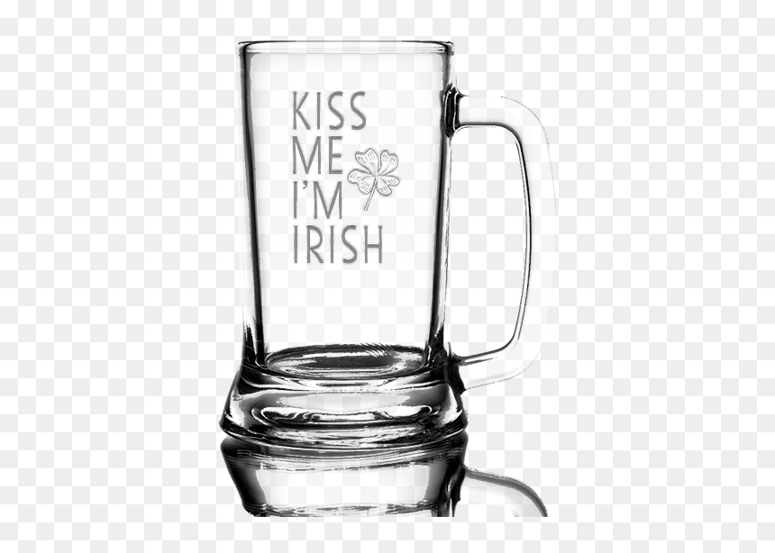 Kiss Me I"m Irish 16 Ounce Beer Mug"
title="kiss Me - Happy Birthday Beer Glass, HD Png Download - kiss me png