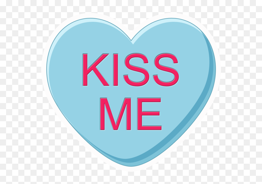 Heart, HD Png Download - kiss me png