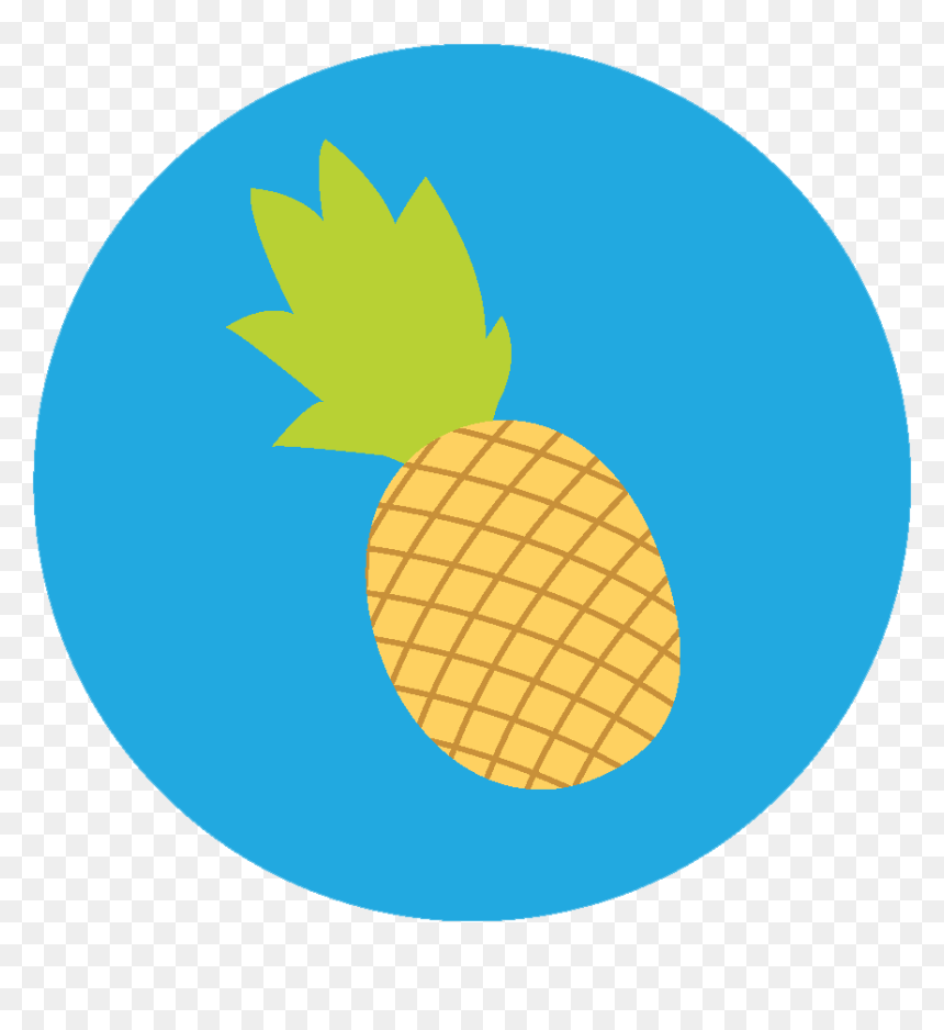 Icon Creativeclick Co Iconroundpineapple - Pineapple Icon Round, HD Png Download - pineapple icon png