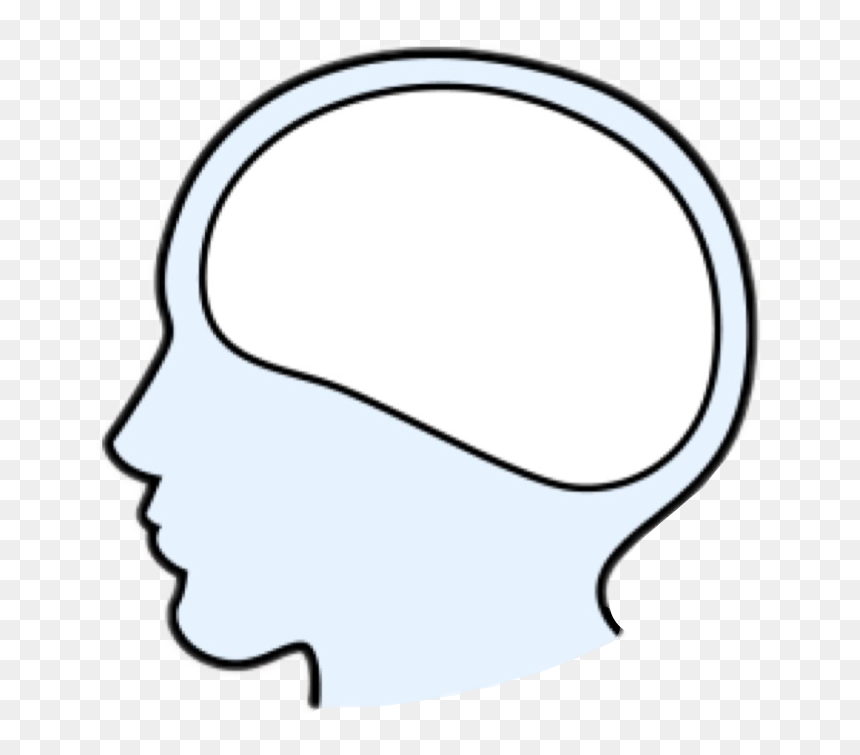Head Thoughtbubble Brain Profile Popart Freetoedit, HD Png Download - thought bubble.png