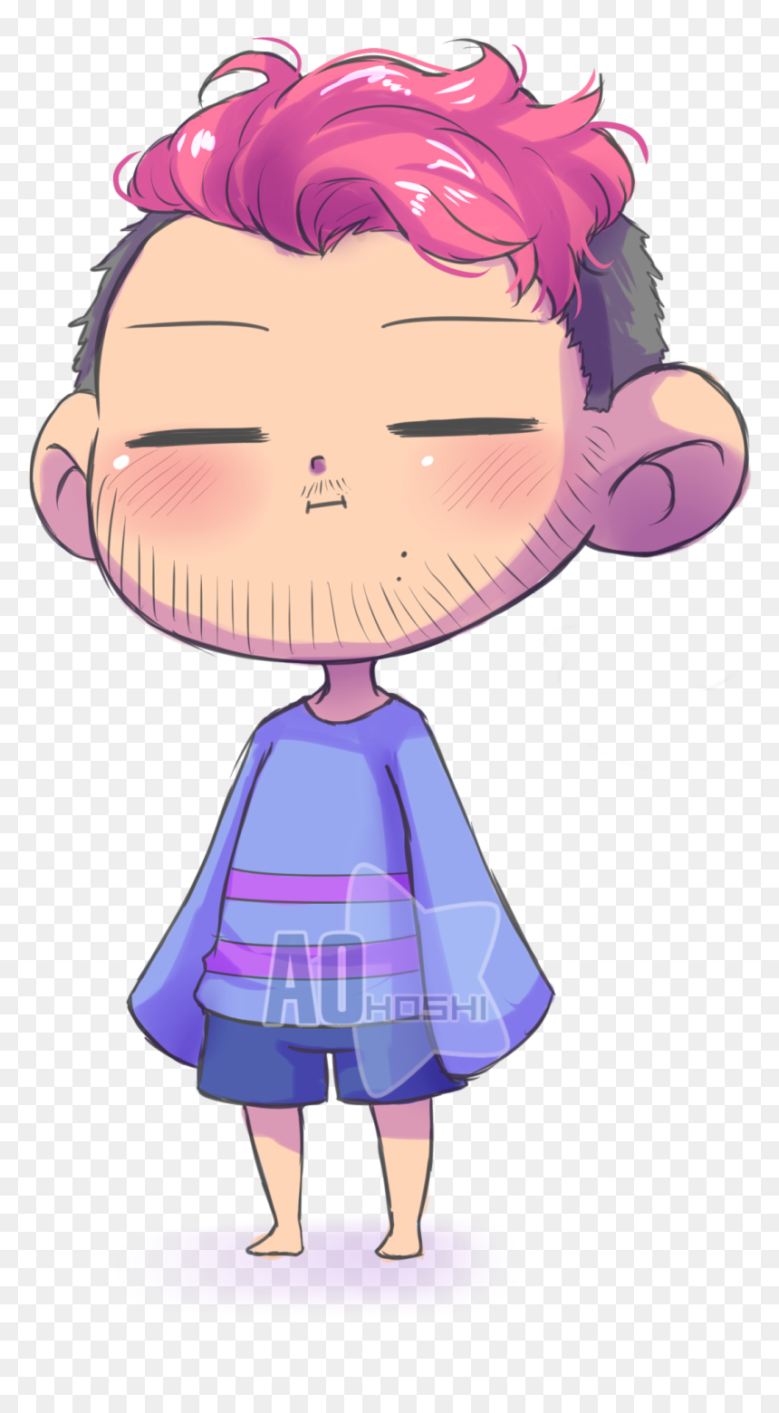 Crying Child And Frisk, HD Png Download - thank you for watching png