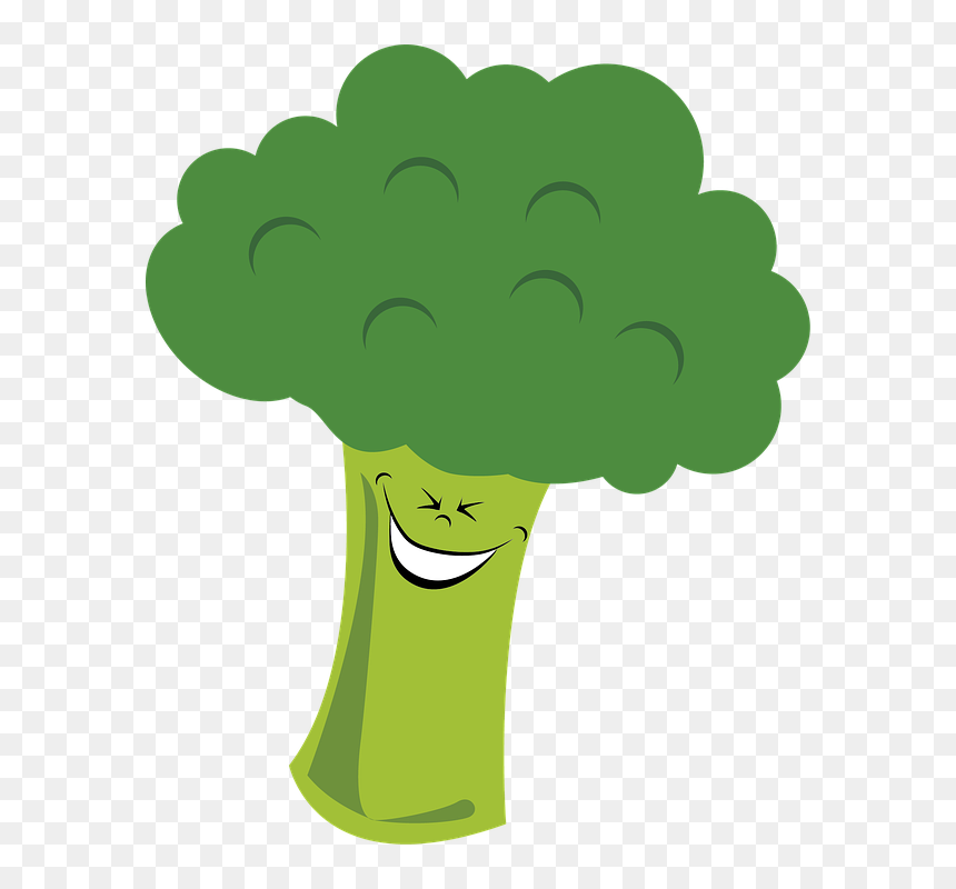Vegetables Clipart Brocoli - Smiling Vegetables Png, Transparent Png - vegetables clipart png