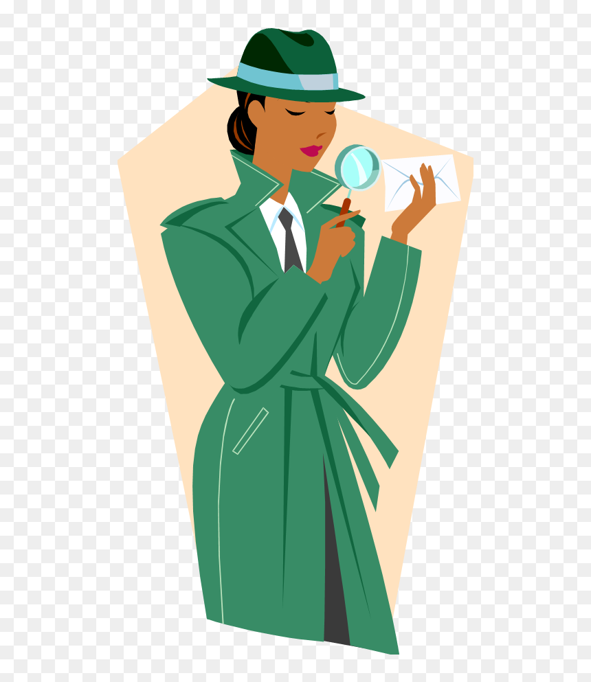Detective Female Talking Cat Adventure Education Private - Life And Crimes Of Harry Lavender, HD Png Download - detective hat png
