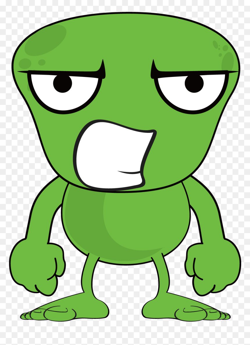 Clip Art Angry Monster Clipart Png - Expresiones Monstruos, Transparent Png - monster silhouette png