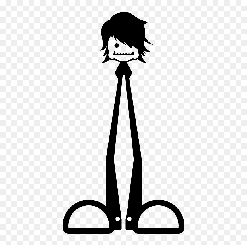 Anime Samolepky Na Zeď, HD Png Download - monster silhouette png